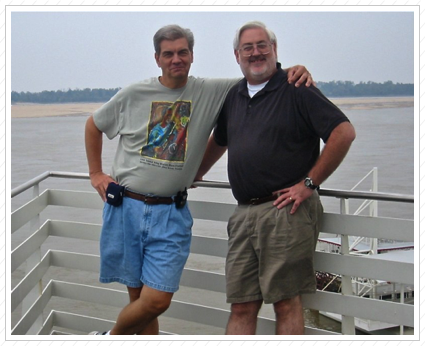 Charlie & Bill at the Mississippi, Tunica, MS